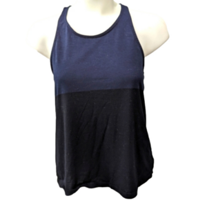 Mondetta black and blue athletic tank with t back